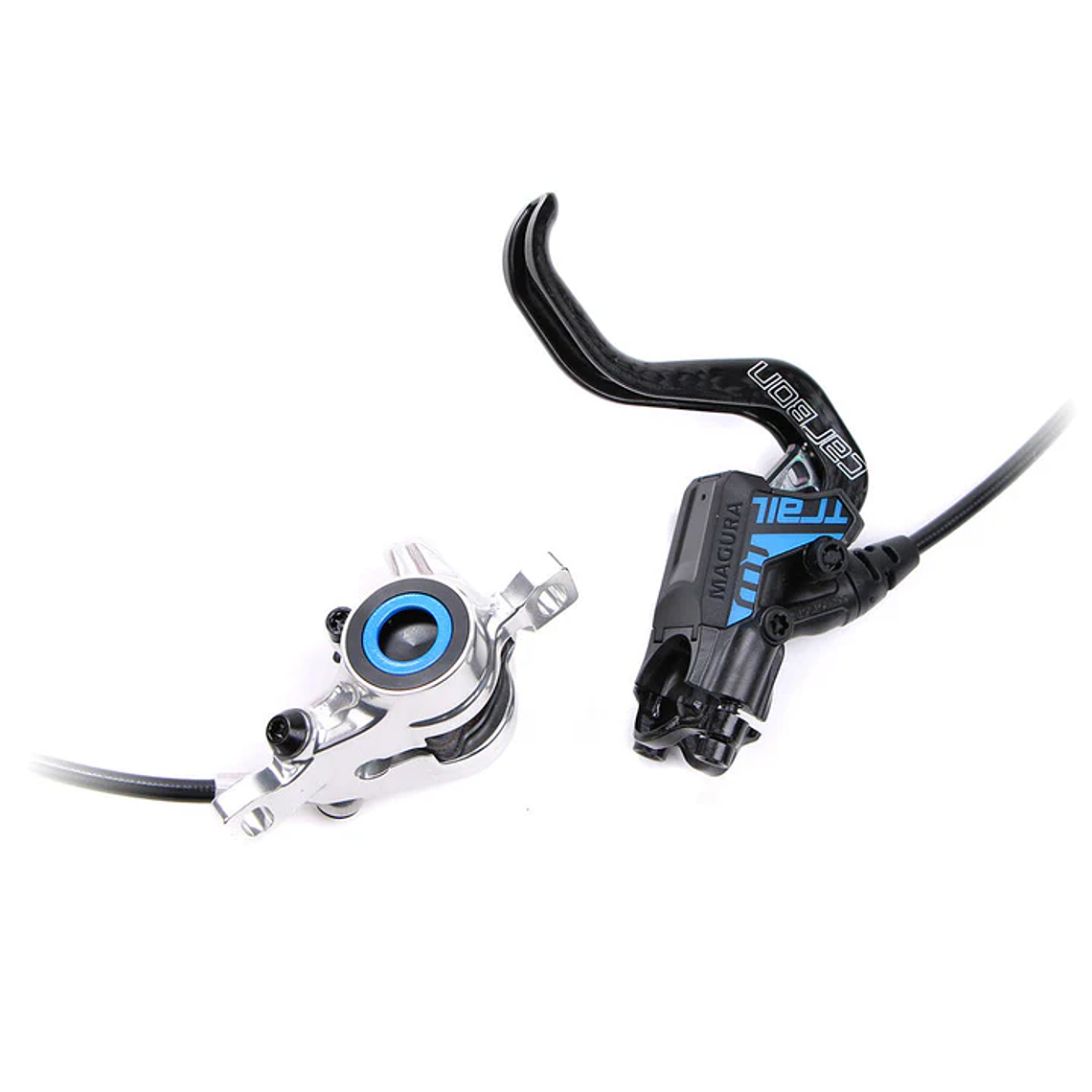 SET DE FRENOS MAGURA MT8 TRAIL CHROME CARBON -  2