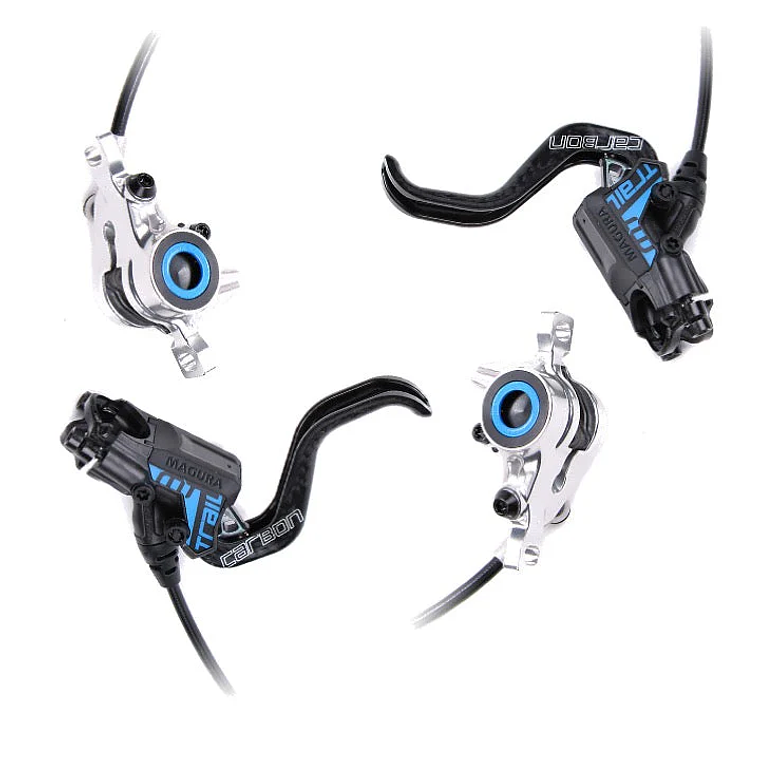 SET DE FRENOS MAGURA MT8 TRAIL CHROME CARBON -  1