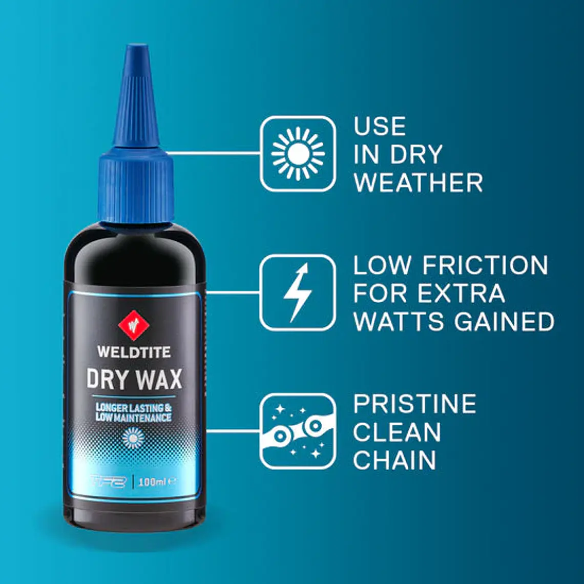 LUBRICANTE WELDTITE WAX CLIMA SECO 100ml 3