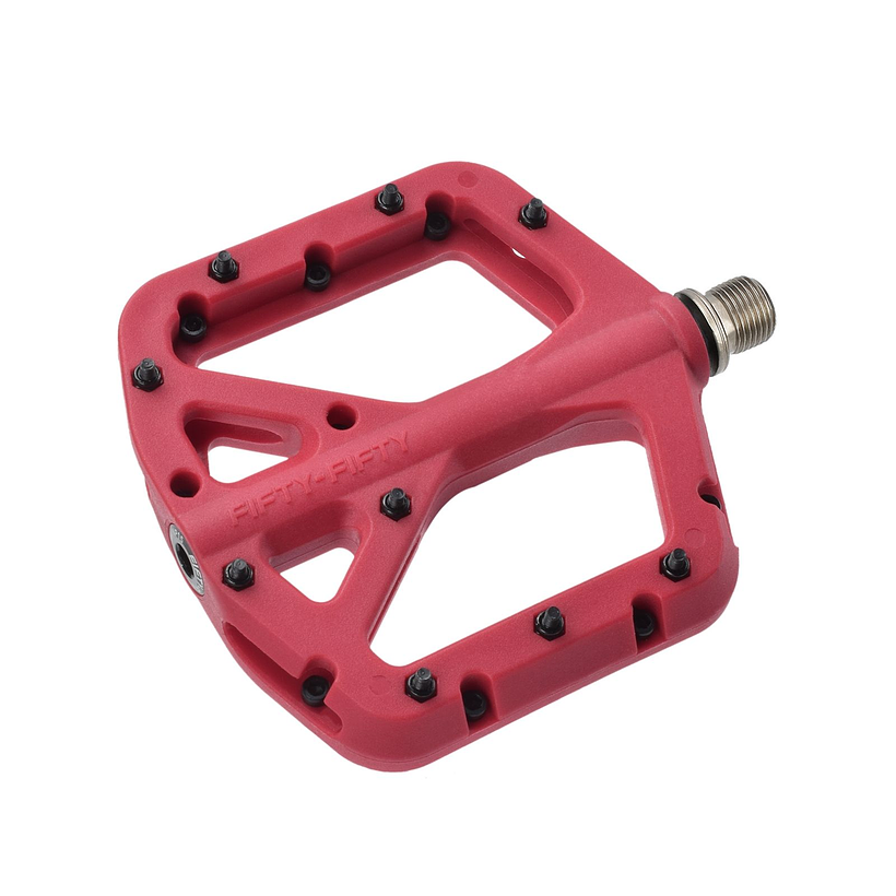 PEDALES PLATAFORMA NP15 NYLON FIFTY-FIFTY RED