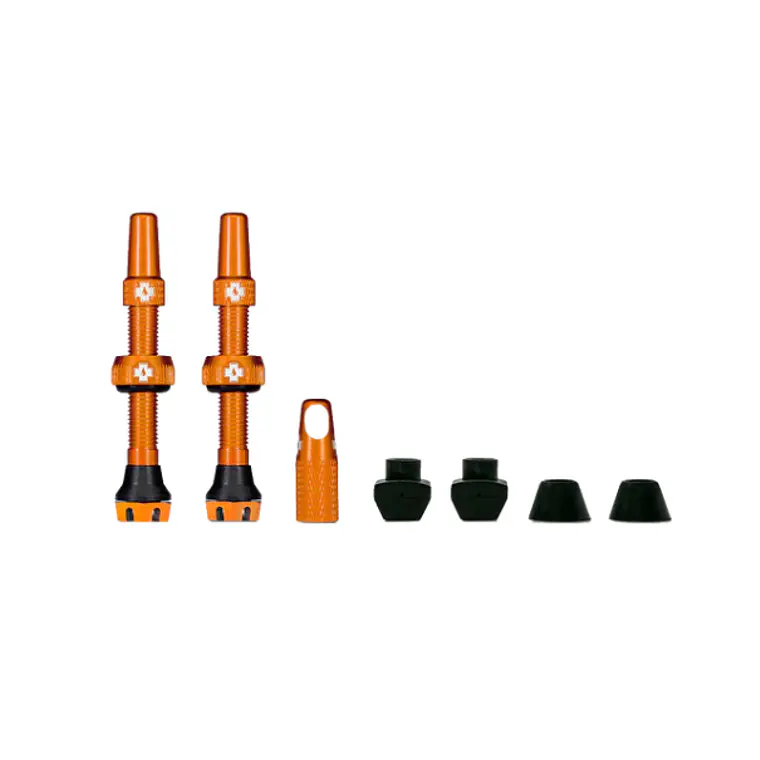 VALVULAS MUC-OFF TUBELESS 44mm ORANGE 1