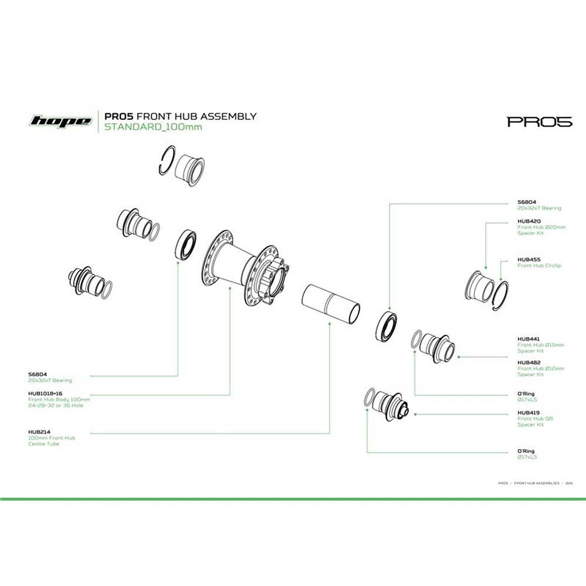 MAZA HOPE PRO 5 32h 20X110 BOOST SILVER 2