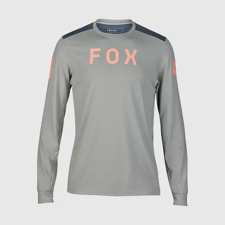 JERSEY FOX RANGER AVIATION DRI-RELEASE LS GRIS 1