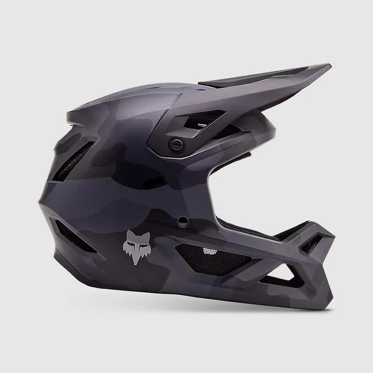 Casco Bicicleta New Rampage Negro Camo Fox 1