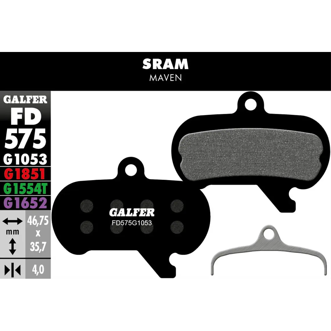 Galfer Pastillas Sram Maven 1