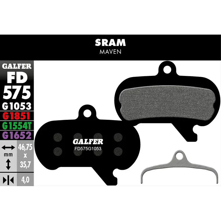 Galfer Pastillas Sram Maven 1