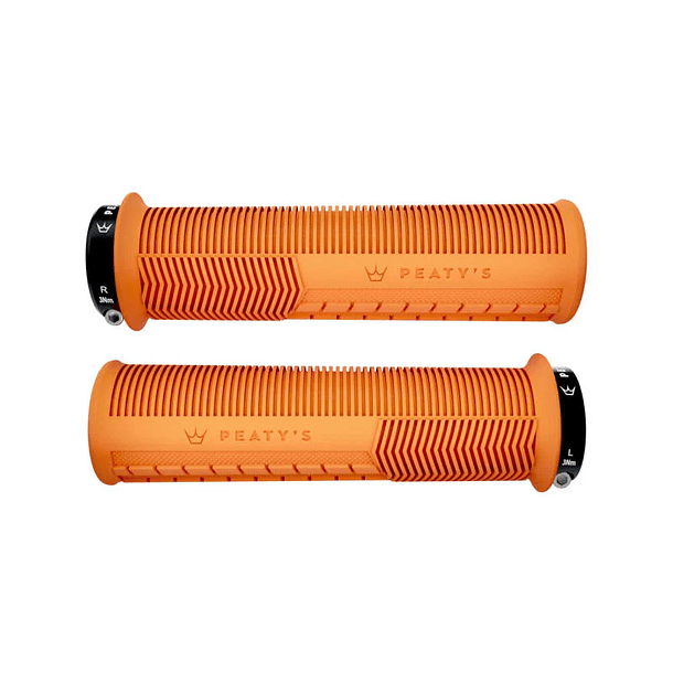 Puños Peatys Mushroom Grueso Naranjo 32-34mm 