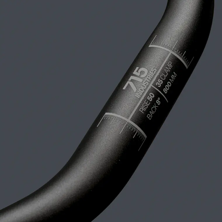 MANILLAR 715IND RISER BLK/BROWN 35 CLAMP 3