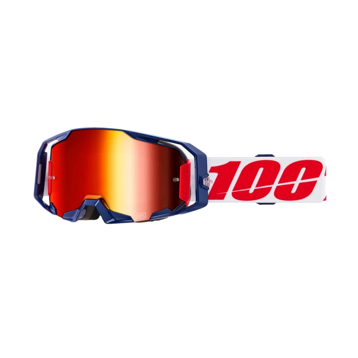 ANTIPARRA 100% ARMATIC GOGGLE MACH Z - MIRROR RED LENS 1