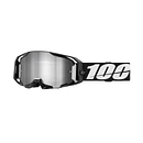 ANTIPARRA 100% ARMATIC GOGGLE BLACK - MIRROR SILVER FLASH LENS