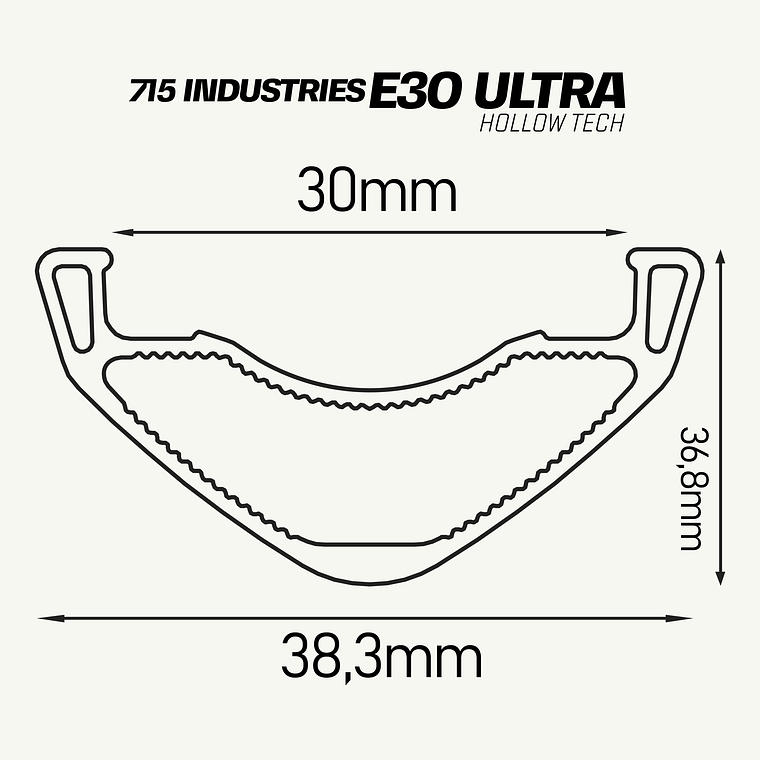 RUEDA 715IND ULTRA E30 12X148 32H 4