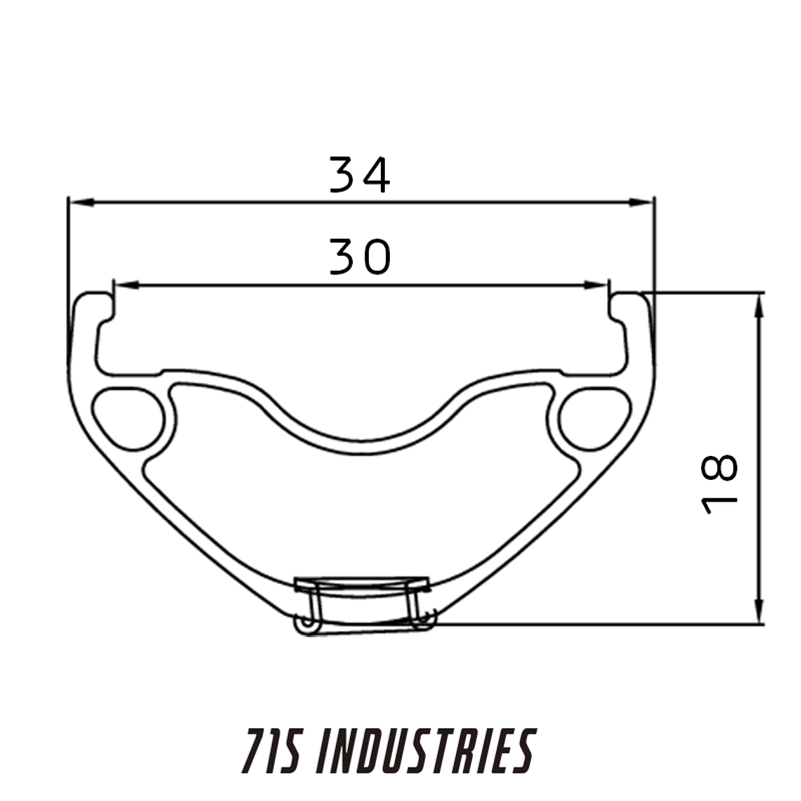 WHEELSET 715IND TRAIL H30 BOOST 3