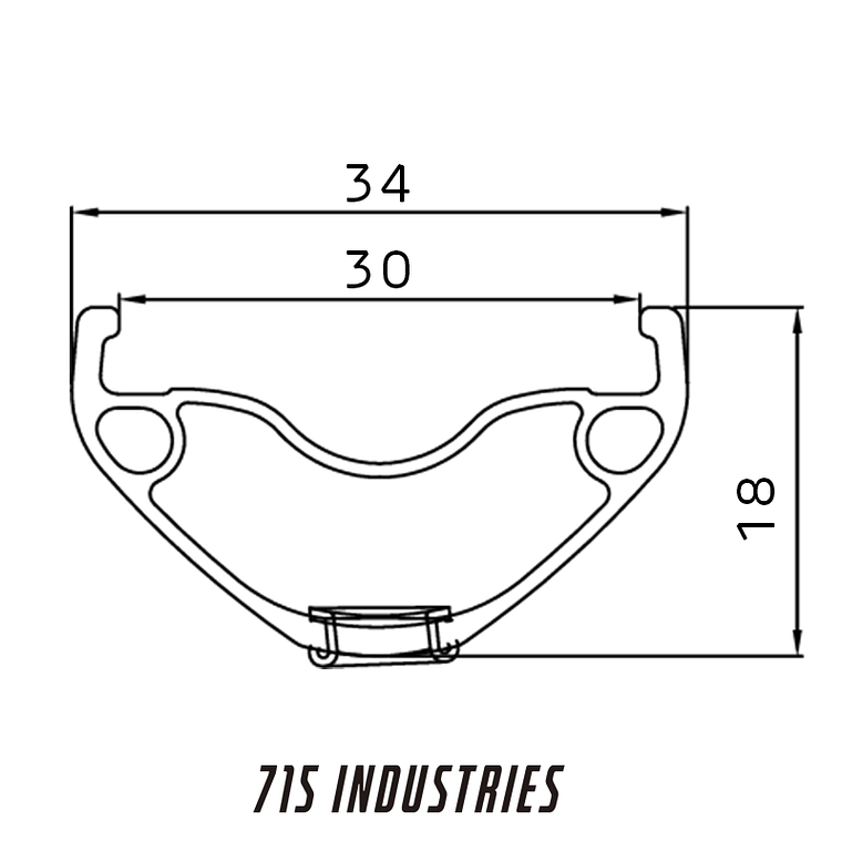 WHEELSET 715IND TRAIL H30 BOOST 3