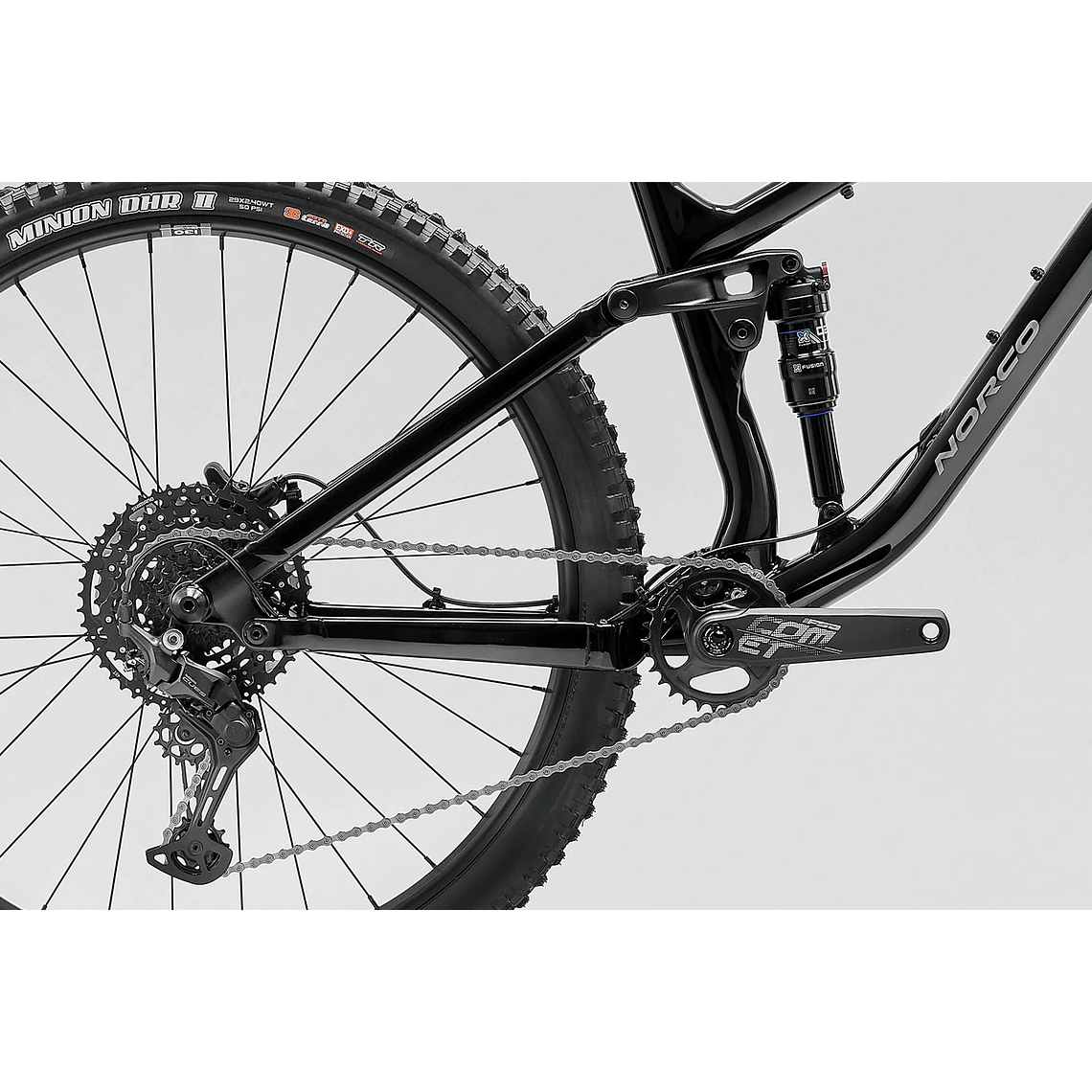 Bicicleta Fluid FS A3 2025 Negro Norco 4