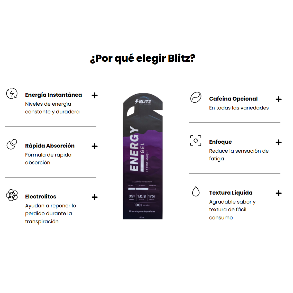 GEL BLITZ ENERGY MAQUI CON CAFEINA 3