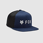 Gorro Jockey Lifestyle Niño Absolute Mesh Snapback Azul Fox - Miniatura 1
