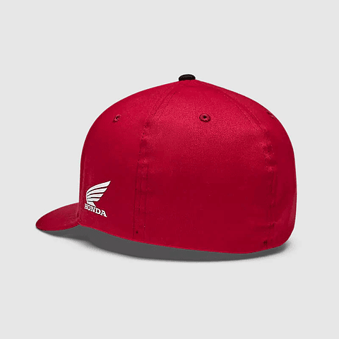 Gorro Jockey Lifestyle Honda Flexfit Rojo Fox