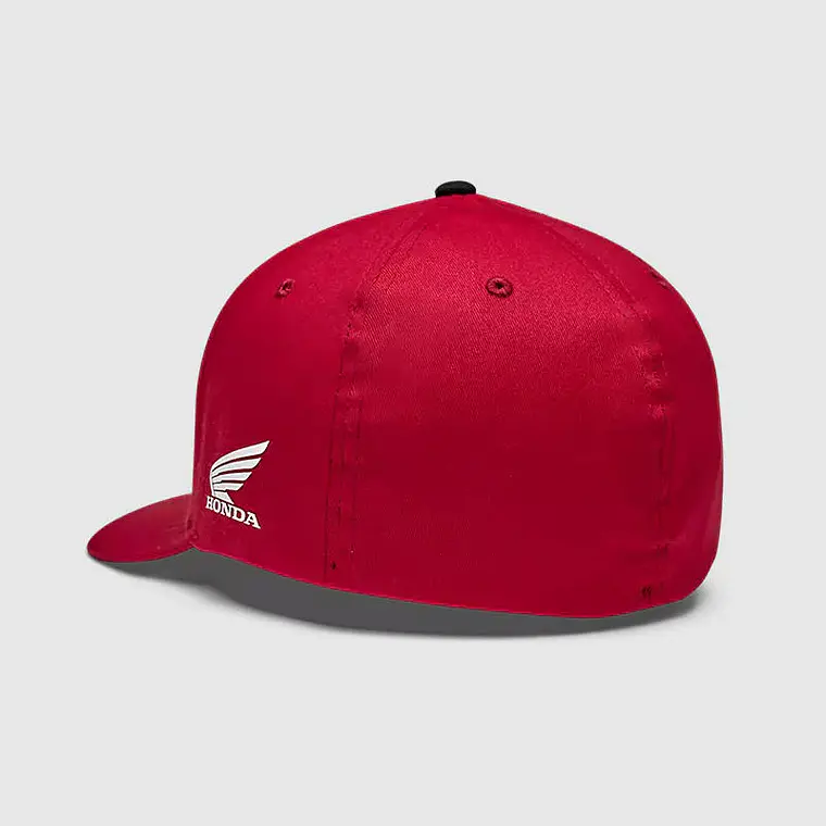 Gorro Jockey Lifestyle Honda Flexfit Rojo Fox 2