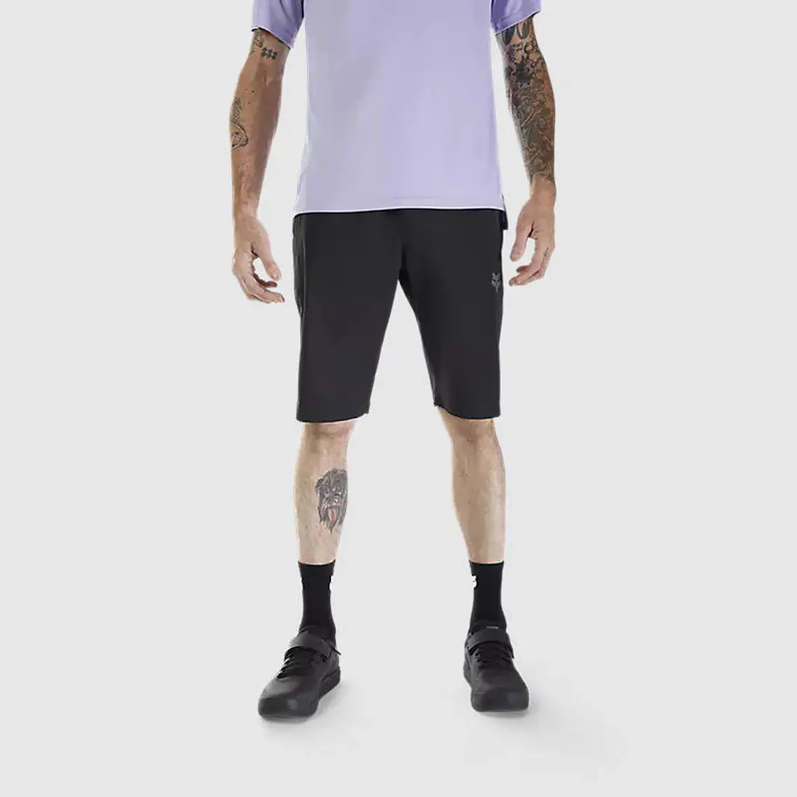 Short Bicicleta Ranger Negro Fox con CALZA 2