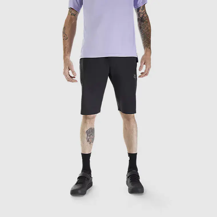 Short Bicicleta Ranger Negro Fox con CALZA 2