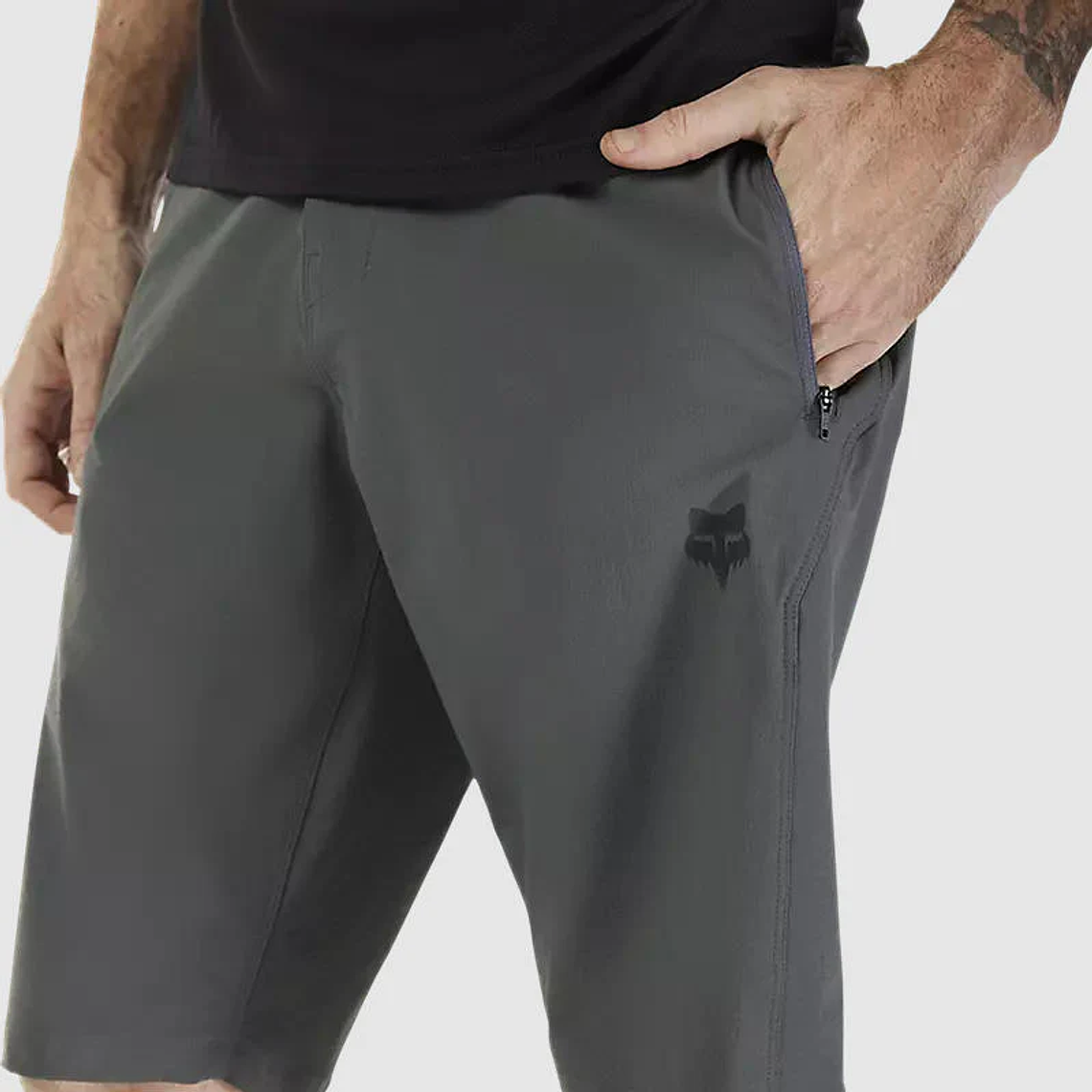 Short Bicicleta Ranger Gris Fox con CALZAS 3