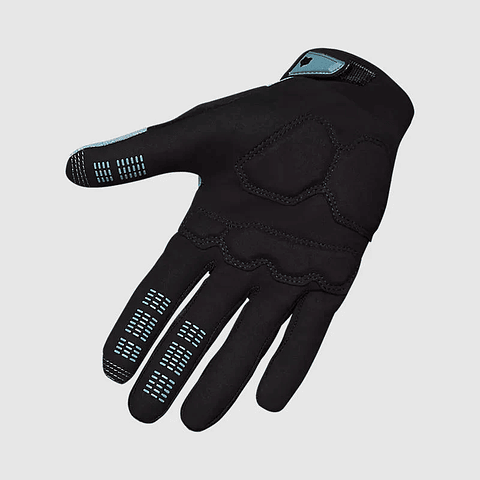 Guantes Bicicleta Ranger Gel Celeste Fox