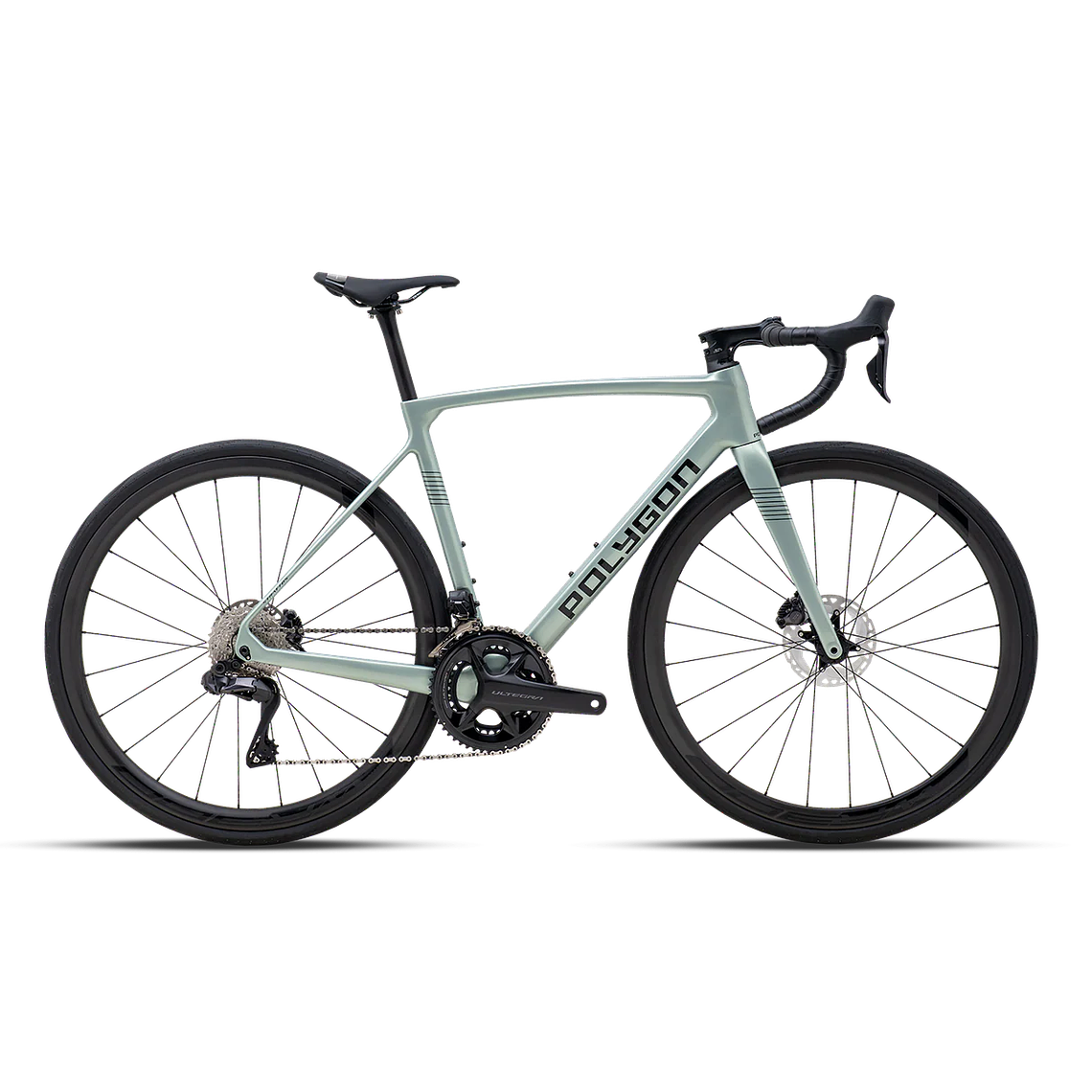 Bicicleta Polygon Strattos Carbon S8X Sage Green - Ultegra Di2 12V 1