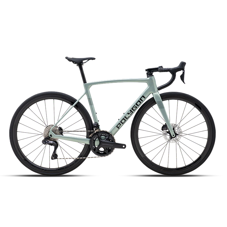Bicicleta Polygon Strattos Carbon S8X Sage Green - Ultegra Di2 12V 1