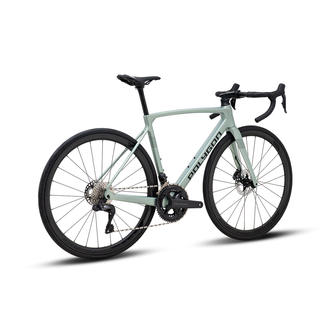 Bicicleta Polygon Strattos Carbon S8X Sage Green - Ultegra Di2 12V 2