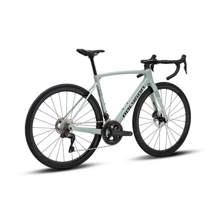 Bicicleta Polygon Strattos Carbon S8X Sage Green - Ultegra Di2 12V 2