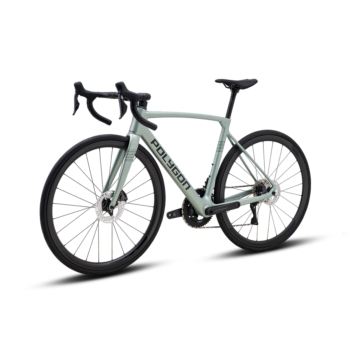 Bicicleta Polygon Strattos Carbon S8X Sage Green - Ultegra Di2 12V 3