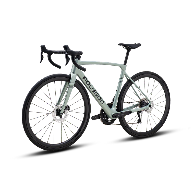 Bicicleta Polygon Strattos Carbon S8X Sage Green - Ultegra Di2 12V 3