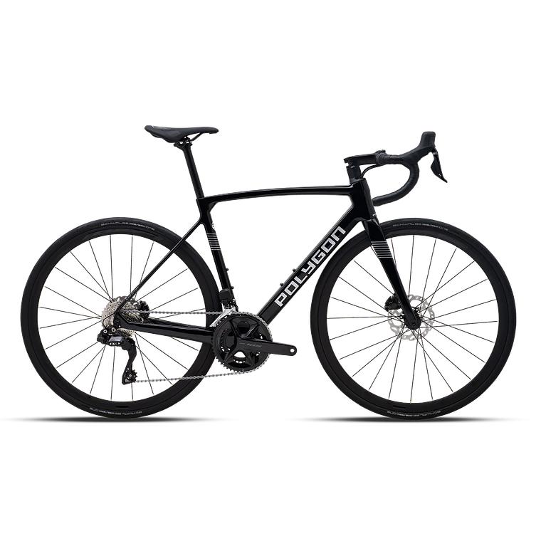 Bicicleta Ruta Polygon Strattos Carbon S7X Black - 105 Di2 12V 1