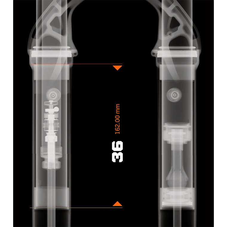 Horquilla Fox 2026 36 K, FLOAT, 29in 160 Grip X2 Shiny Black 3
