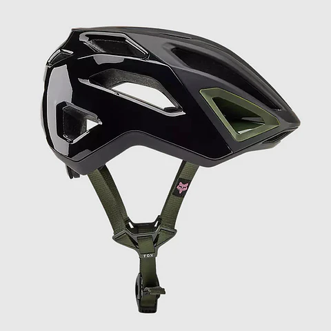 Casco Bicicleta Crossframe Pro Dogwood Negro/Verde Fox