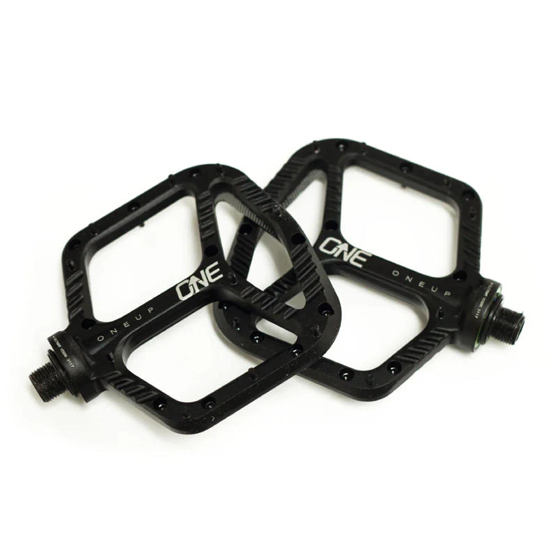 Pedales Bicicleta Flat Aluminio Negro One Up 2