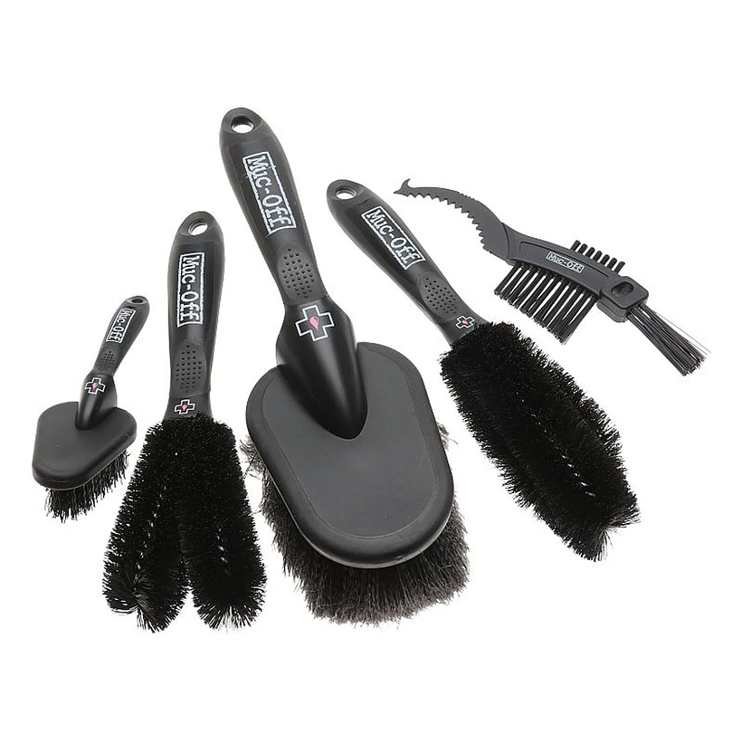 Set de 5 cepillos premium de limpieza Muc-Off