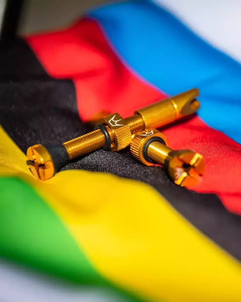 Valvula Tubular Chris King Mk2 42mm Bicicleta Dorado Peaty´s