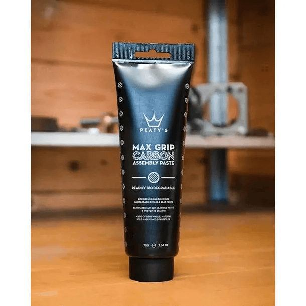 Pasta Ensamblaje Bicicleta Max Grip Carbón 75gr Peaty's 