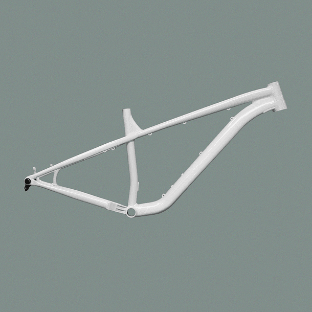 CUADRO 715 IND ENDURO HT 29er V3 WHITE UDH 2