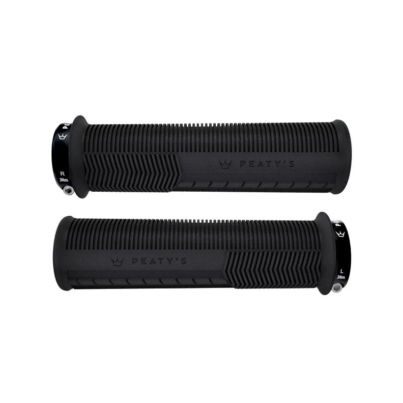 Puños Bicicleta Mushroom Grueso Negro Peatys