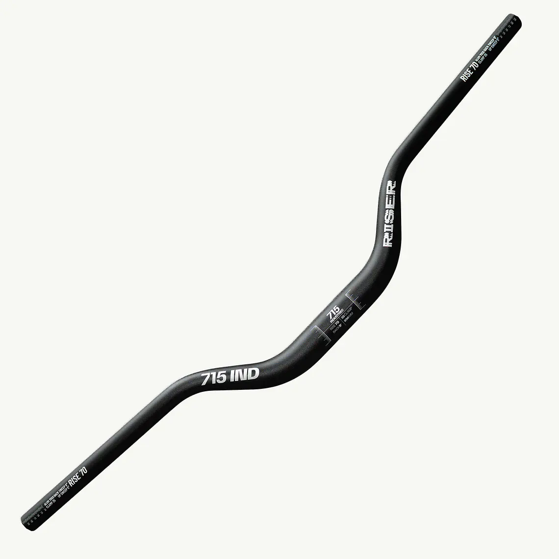 MANILLAR 715IND RISER BLK/WHT 35 CLAMP 5