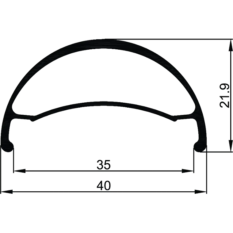 LLANTA WEINMANN 29 U40 TL NEGRA 32H 3