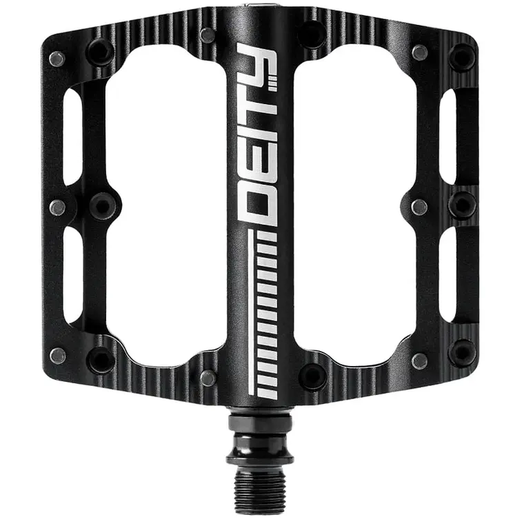Pedal Flat Deity Black Kat Negro 1