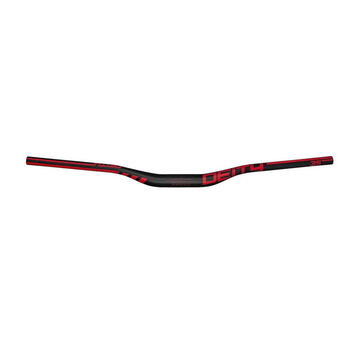 Manubrio Deity Speedway Carbon 35X30Mm Red 1