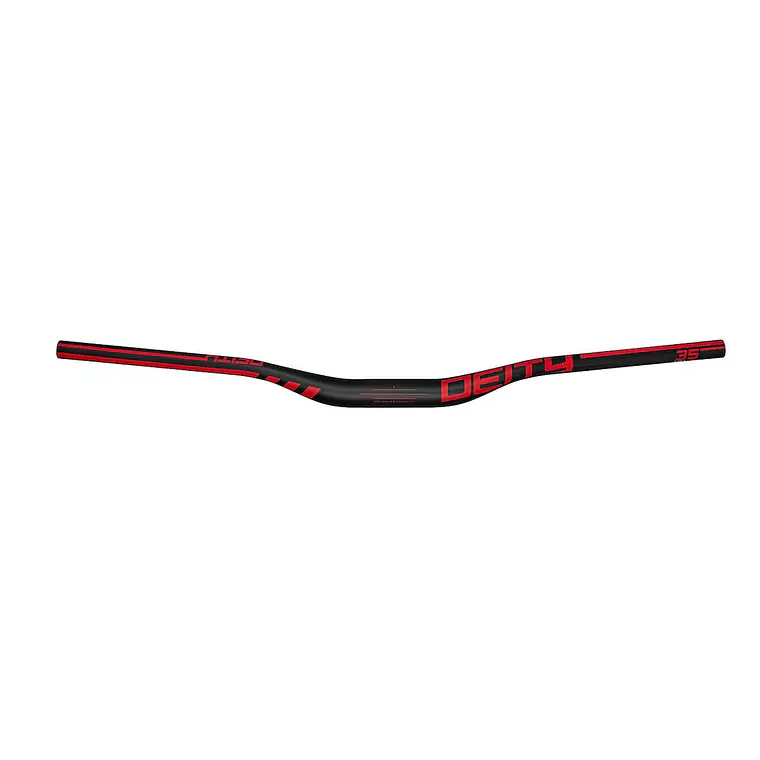 Manubrio Deity Speedway Carbon 35X30Mm Red 1