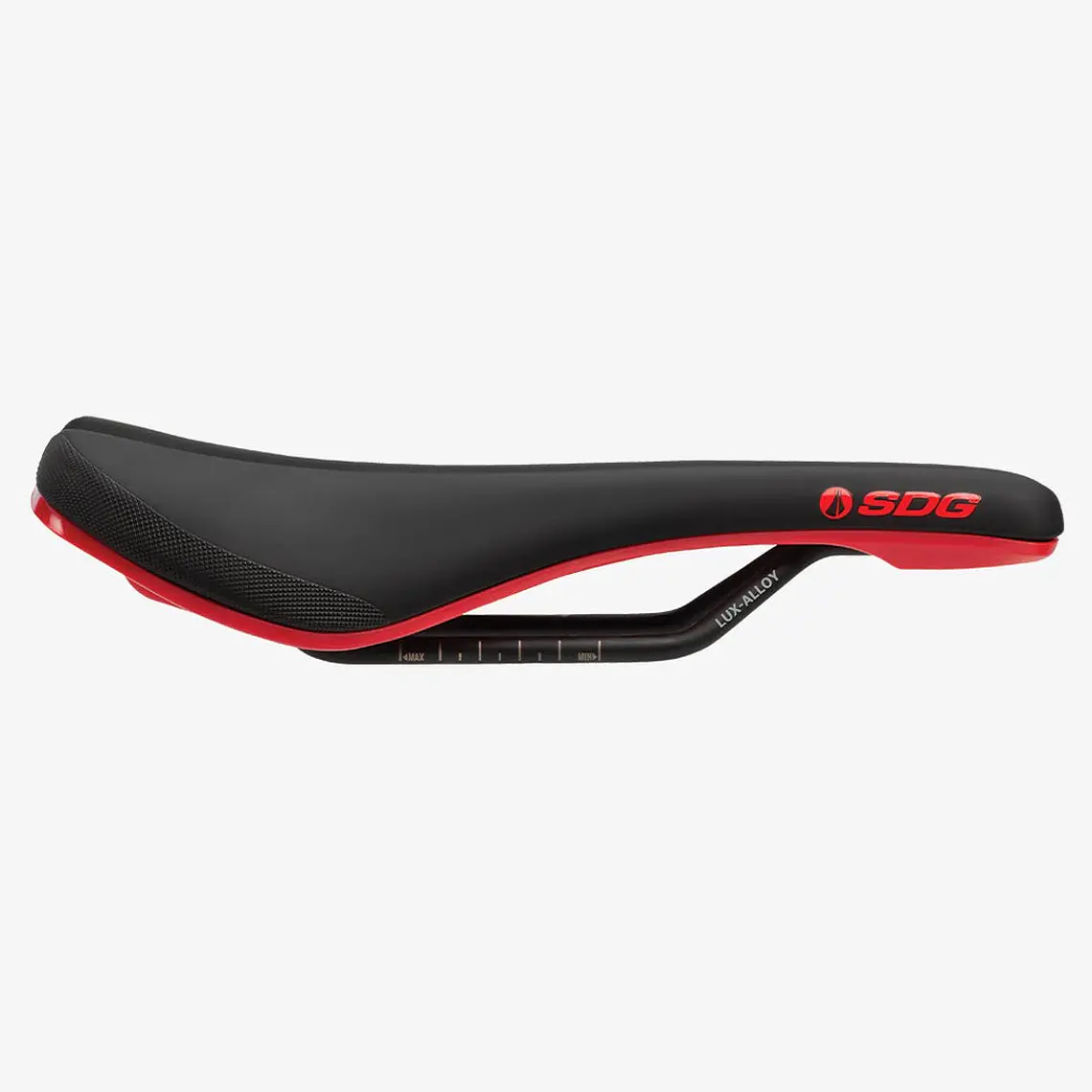 Asiento Sdg Bel-Air 3.0 Lux-Alloy Negro-Rojo 1