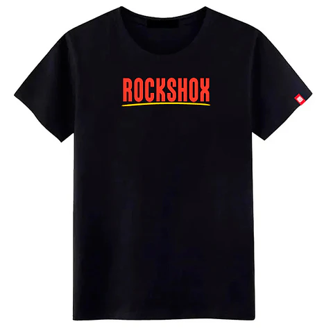 Polera RockShox Paint Brush Logo Negro