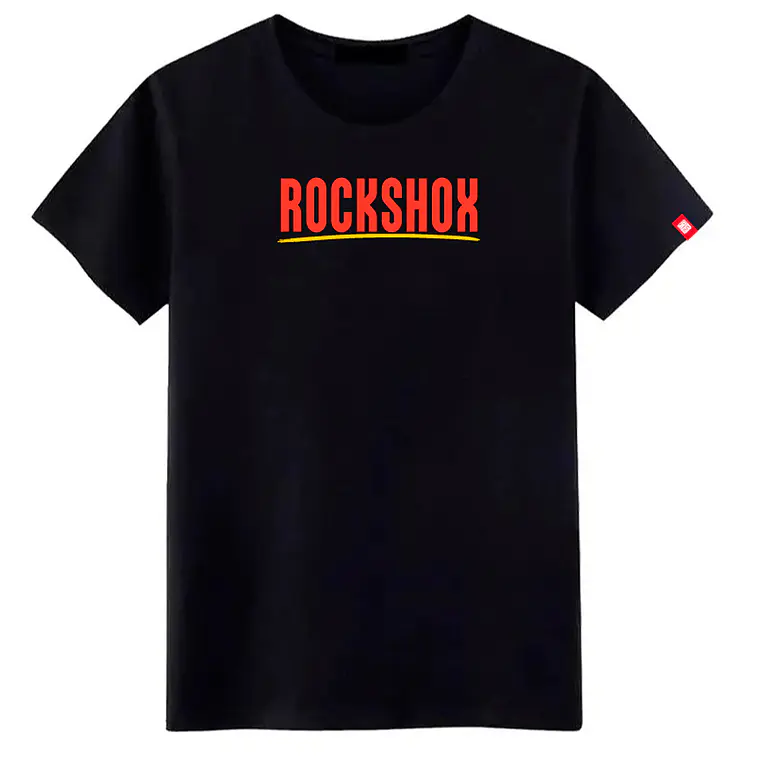 Polera RockShox Paint Brush Logo Negro 1