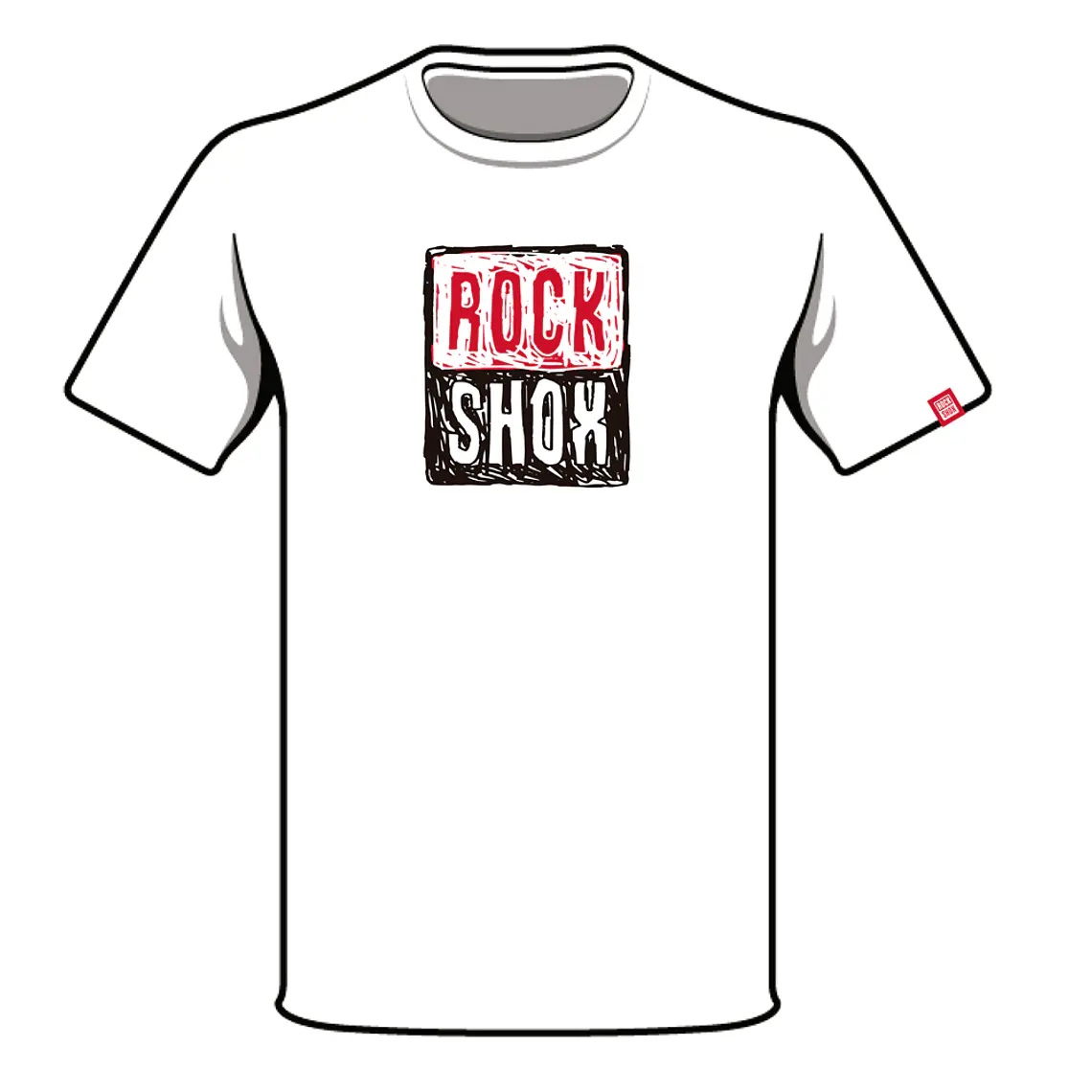 Polera RockShox R2206 Blanco 1
